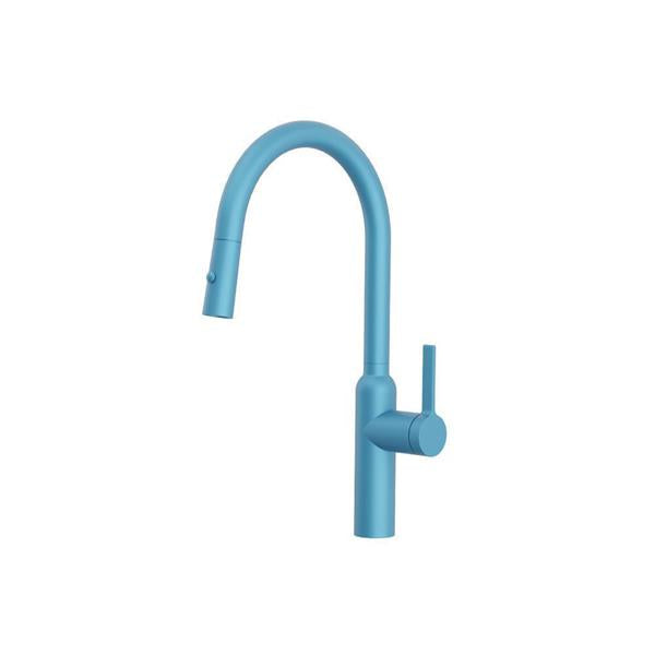 Flusso - Ziel - Dual Spray Stainless Steel Kitchen Faucet With Pull Out
