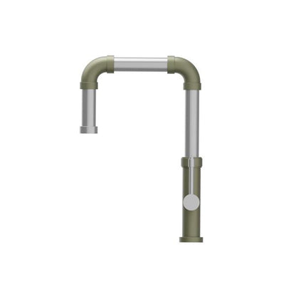 Flusso - Tanz - Stainless Steel Kitchen Faucet With Side Sprayer