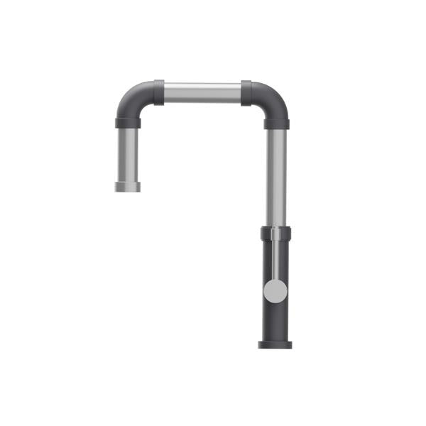 Flusso - Tanz - Stainless Steel Kitchen Faucet With Side Sprayer