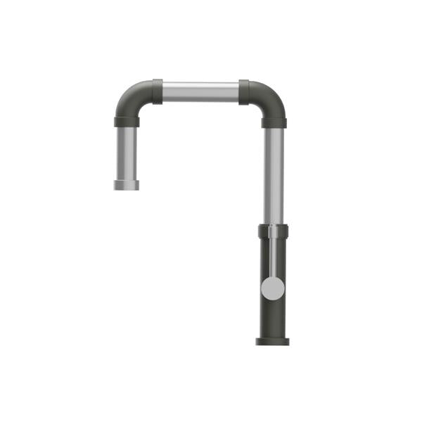 Flusso - Tanz - Stainless Steel Kitchen Faucet With Side Sprayer