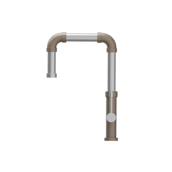 Flusso - Tanz - Stainless Steel Kitchen Faucet With Side Sprayer