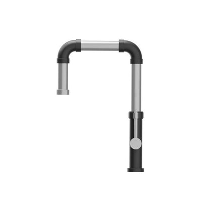 Flusso - Tanz - Stainless Steel Kitchen Faucet With Side Sprayer