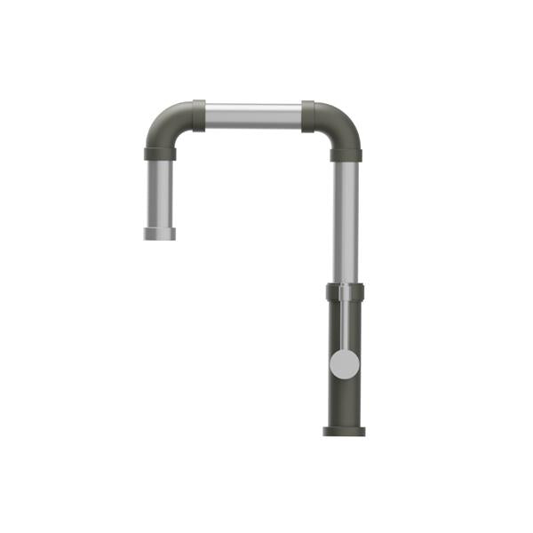 Flusso - Tanz - Stainless Steel Kitchen Faucet With Side Sprayer