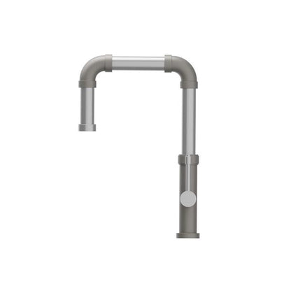 Flusso - Tanz - Stainless Steel Kitchen Faucet With Side Sprayer