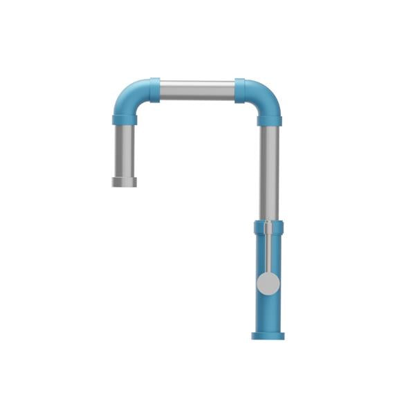Flusso - Tanz - Stainless Steel Kitchen Faucet With Side Sprayer