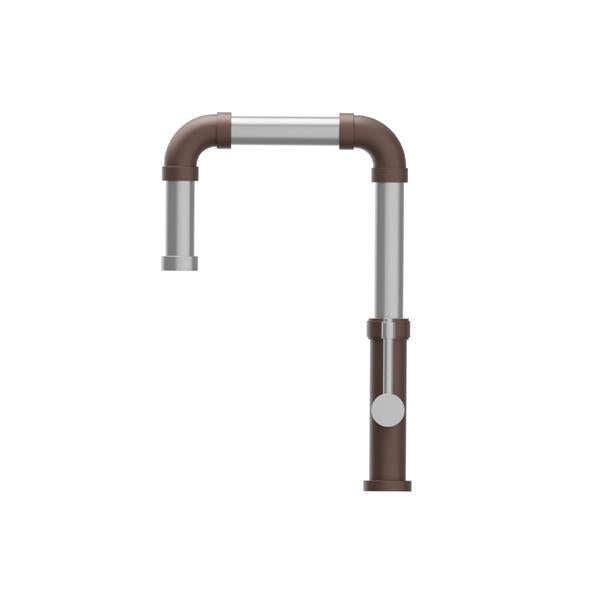 Flusso - Tanz - Stainless Steel Kitchen Faucet With Side Sprayer