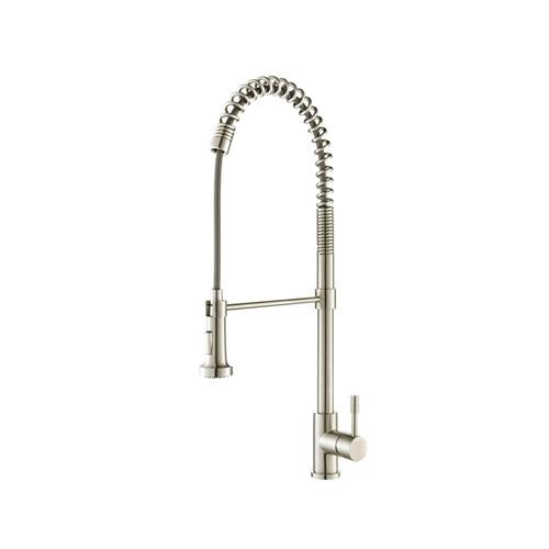 Isenberg - Professio - S - Dual Spray Professional Stainless Steel Kitchen Faucet With Pull Out