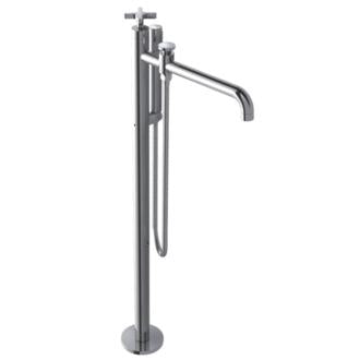 Lefroy Brooks - Kafka Cross Handle Single Leg Bath/Shower Mixer Trim Only