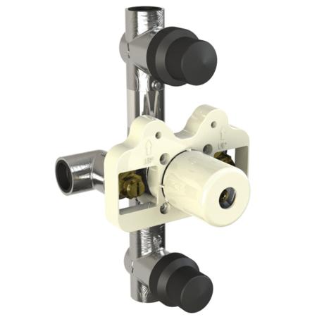 Lefroy Brooks - Kafka Three Handle Thermostatic Rough