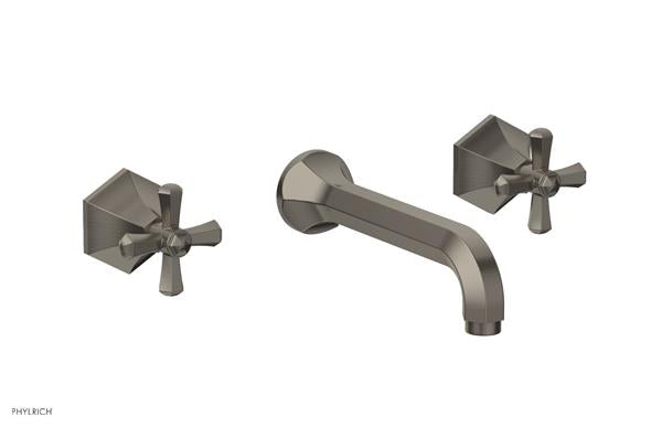 Phylrich - Le Verre La Crosse Wall Tub Set Trim Only - Cross Handles