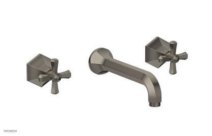 Phylrich - Le Verre La Crosse Wall Tub Set Trim Only - Cross Handles
