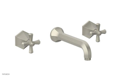 Phylrich - Le Verre La Crosse Wall Tub Set Trim Only - Cross Handles