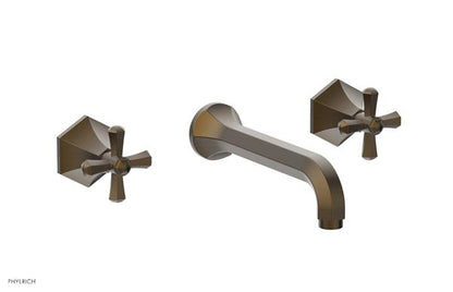 Phylrich - Le Verre La Crosse Wall Tub Set Trim Only - Cross Handles