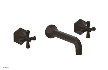 Phylrich - Le Verre La Crosse Wall Tub Set Trim Only - Cross Handles