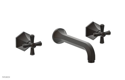 Phylrich - Le Verre La Crosse Wall Tub Set Trim Only - Cross Handles