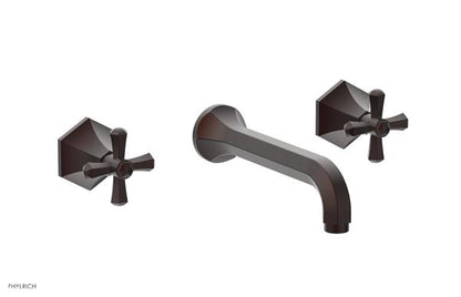 Phylrich - Le Verre La Crosse Wall Tub Set Trim Only - Cross Handles