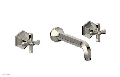 Phylrich - Le Verre La Crosse Wall Tub Set Trim Only - Cross Handles