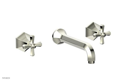 Phylrich - Le Verre La Crosse Wall Tub Set Trim Only - Cross Handles