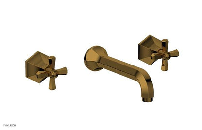 Phylrich - Le Verre La Crosse Wall Tub Set Trim Only - Cross Handles