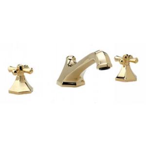 Phylrich - Le Verre La Crosse Deck Mounted Tub Set Trim Only - Cross Handles