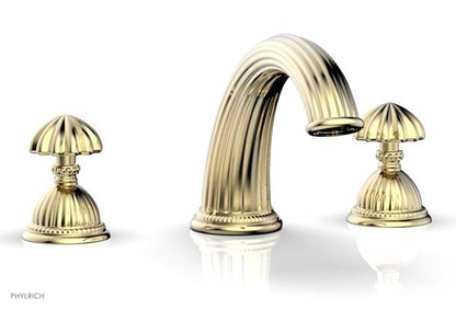 Phylrich - Georgian & Barcelona Deck Mounted Tub Set Trim Only - Round Handles