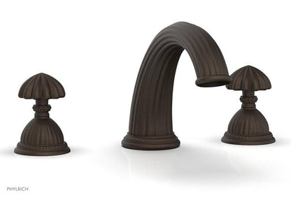 Phylrich - Georgian & Barcelona Deck Mounted Tub Set Trim Only - Round Handles
