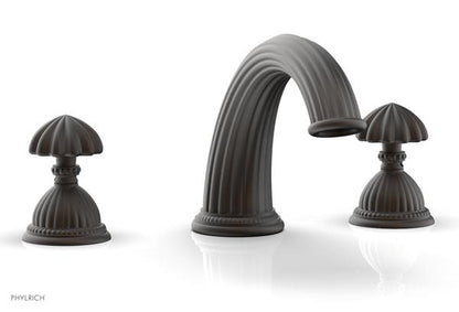 Phylrich - Georgian & Barcelona Deck Mounted Tub Set Trim Only - Round Handles