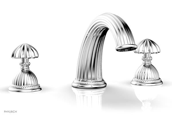Phylrich - Georgian & Barcelona Deck Mounted Tub Set Trim Only - Round Handles