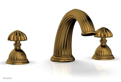 Phylrich - Georgian & Barcelona Deck Mounted Tub Set Trim Only - Round Handles