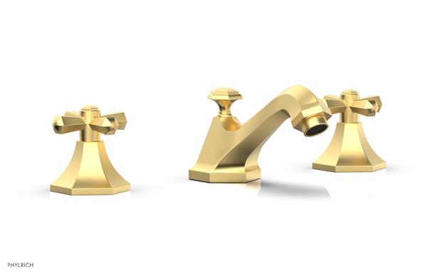 Phylrich - Le Verre & La Crosse Widespread Faucet - Cross Handles