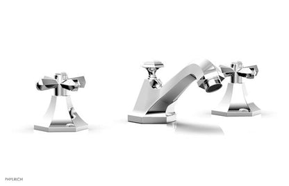 Phylrich - Le Verre & La Crosse Widespread Faucet - Cross Handles