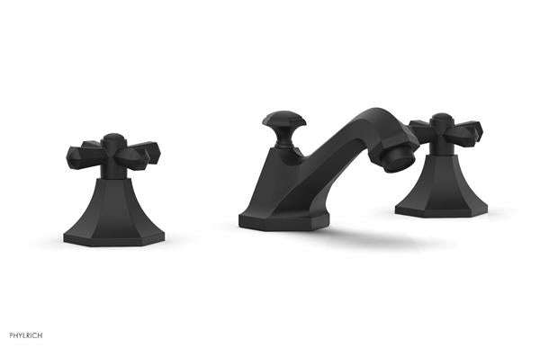 Phylrich - Le Verre & La Crosse Widespread Faucet - Cross Handles