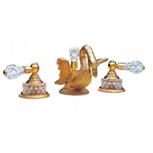 Phylrich - Swan Lavatory Faucet Cut Crystal Handle