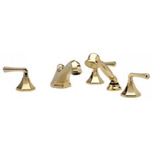 Phylrich - Le Verre La Crosse Deck Mounted Tub Set W/Hand Shower - Trim Only