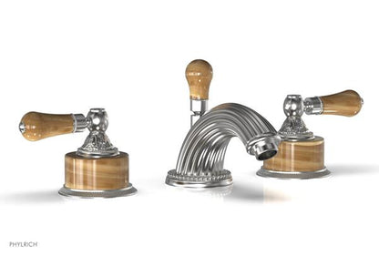 Phylrich - Versailles Widespread Lavatory Faucet - Montaione Brown Onix Handle