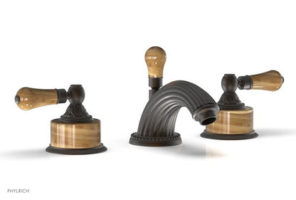 Phylrich - Versailles Widespread Lavatory Faucet - Montaione Brown Onix Handle