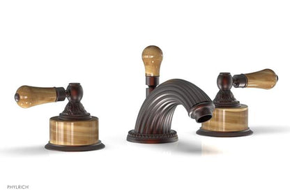 Phylrich - Versailles Widespread Lavatory Faucet - Montaione Brown Onix Handle