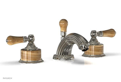 Phylrich - Versailles Widespread Lavatory Faucet - Montaione Brown Onix Handle