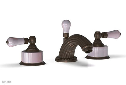 Phylrich - Versailles Widespread Lavatory Faucet - Pink Onix Handle