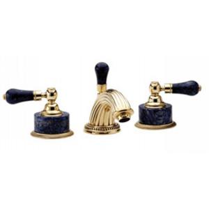 Phylrich - Regent Lavatory Faucet, Bleu Sodalite Handle