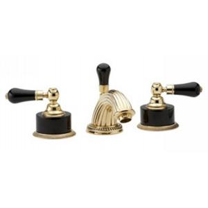 Phylrich - Regent Lavatory Faucet, Black Onyx Handle