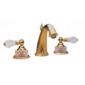 Phylrich - Regent Lavatory Faucet, Cut Crystal Handle