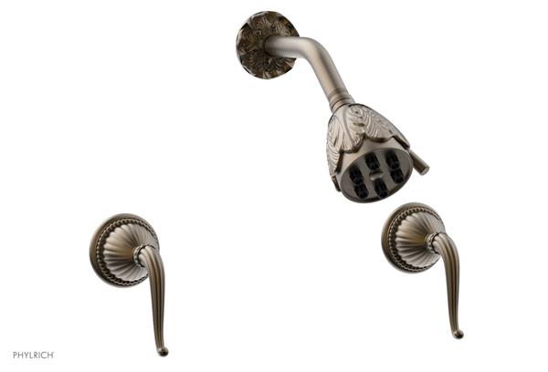 Phylrich - Georgian & Barcelona Two Handle Shower Set - Lever Handles