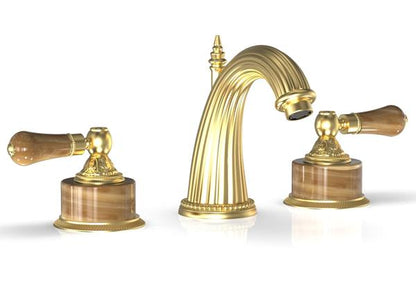 Phylrich - Versailles Lavatory Faucet - Mont Brown Onyx Handle