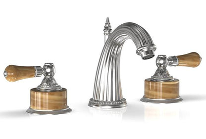 Phylrich - Versailles Lavatory Faucet - Mont Brown Onyx Handle