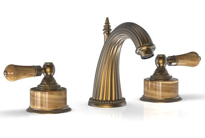 Phylrich - Versailles Lavatory Faucet - Mont Brown Onyx Handle
