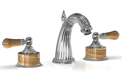 Phylrich - Versailles Lavatory Faucet - Mont Brown Onyx Handle