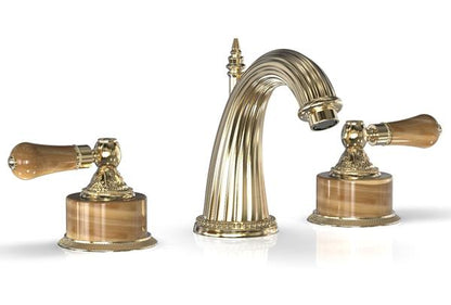 Phylrich - Versailles Lavatory Faucet - Mont Brown Onyx Handle