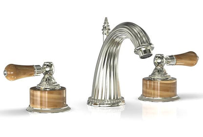 Phylrich - Versailles Lavatory Faucet - Mont Brown Onyx Handle