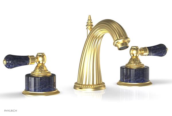 Phylrich - Versailles Lavatory Faucet - Bleu Sodalite Handle